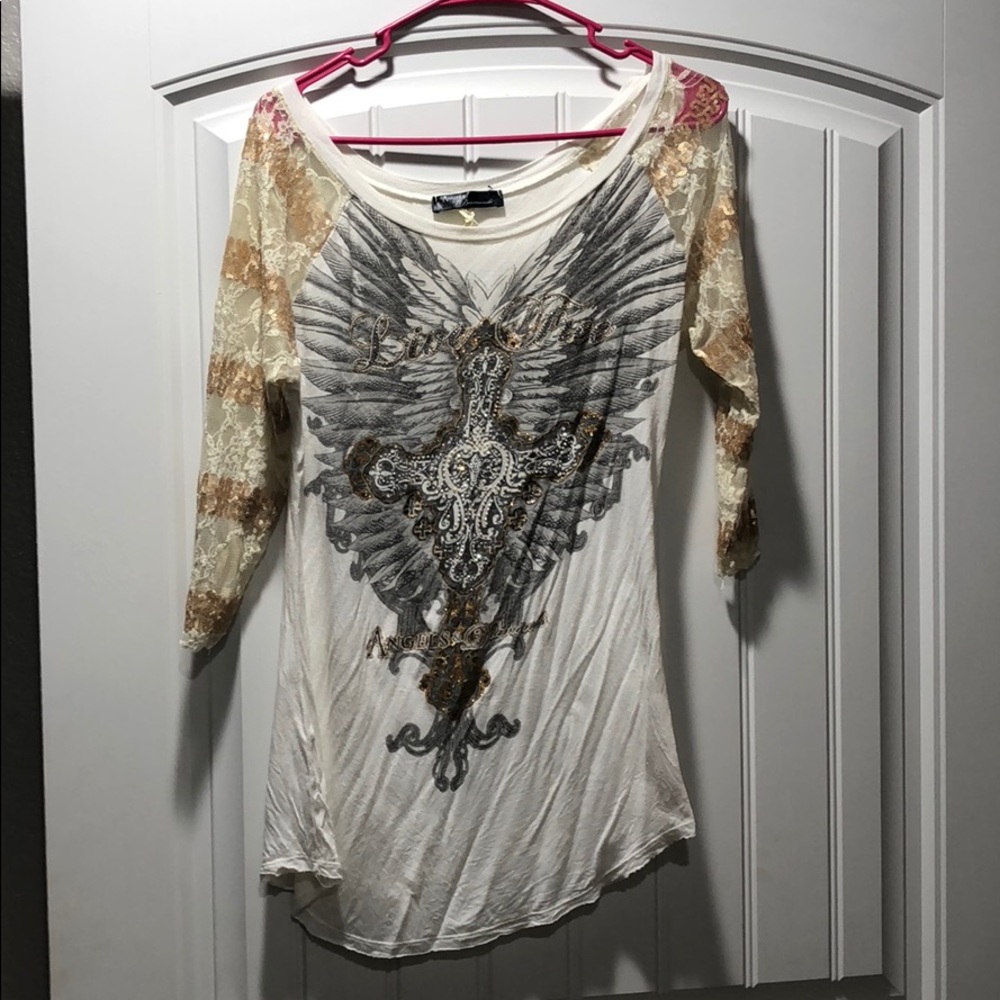 Angels & Diamonds brand long sleeve shirt